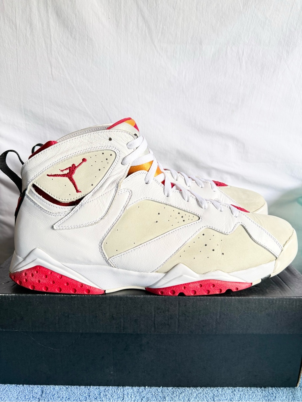 AUTHENTIC Jordan 7 Retro Hare size 14 304775-125 2015 PRE-OWNED